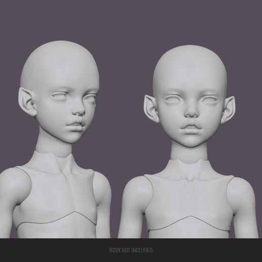 2_9.png BJD Doll Head Void version 2 for 33 cm (13 inches) Body