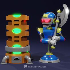 Axe-Max-001.jpg Archivo 3D MEGAMAN X AXE MAX・Diseño para descargar y imprimir en 3D
