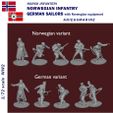 NarvikOptionalCover.jpg Fichier STL Infanterie norvégienne_Deutsche Kriegsmarine à Narvik WW2 Set à l'échelle 1/72・Design pour impression 3D à télécharger