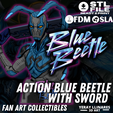 1.png Action Blue Beetle with Sword - DC Universe