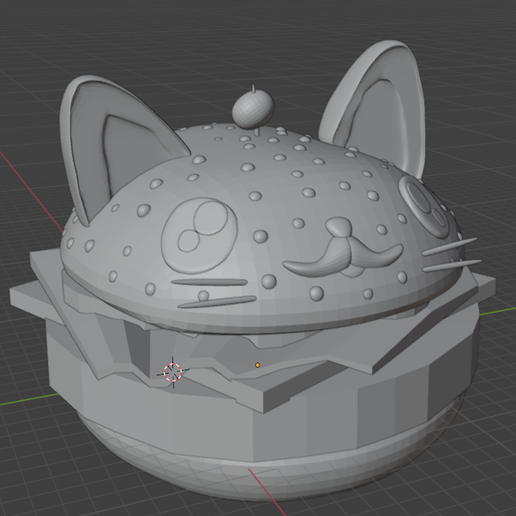 CatBurger 3D model
