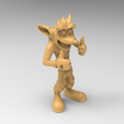 untitled.51.png Crash Bandicoot miniature - 3D Model File STL 3D print model