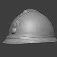 trois_quart.jpg Helmet of the poilus 1st world war