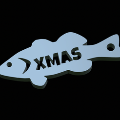 Keychain-set-2.png xmas / christmas bass fish keychain / pendant