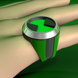 cc0016.png Omnitrix - Ben 10 Ring STL (FREE)