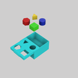 BoxShape2.png Archivo STL Puzzle de formas - Caja para bebé・Objeto de impresión 3D para descargar