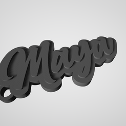 maya.png Файл STL Брелок Майя・Модель 3D-принтера для скачивания