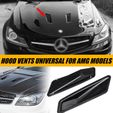1.jpg Universal hood gills Mercedes W204 C63 style small,universal hood vents AMG style small,universal hood vents AMG style small
