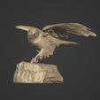 R4.png Lowpoly Eagle Statue - Figurine
