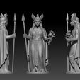 04.jpg Freyja 北欧女神缩微模型 - Valkyrie STL - 维京神话人物