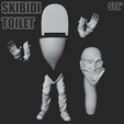 66666.png SKIBIDI TOILET - TOILET MAN | 3D FAN ART