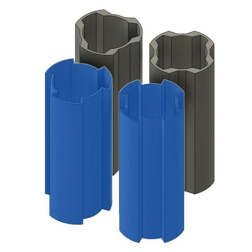 18650-to-26650-Lithium-Ion-Battery-Sleeve-x4.jpg Adaptateur pour batterie lithium-ion 18650 à 26650