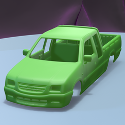 a001.png STL file OPEL CAMPO SPORTS CAB 1997 (1/24) printable car body・3D print object to download