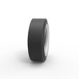 3.jpg 3D file Diecast Whitewall rear tire of vintage dragster Version 1 Scale 1:25・3D print model to download