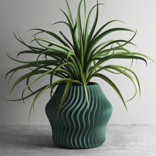 3D Printable Vase - Flower Pot / Planter g136