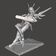 1.jpg ALISA BOSCONOVITCH -TEKKEN 7 taunt pose ARTICULATED *optional Chainsaws! HI-Poly STL for 3D printing