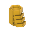 3.png Hexagon module with drawer compartments