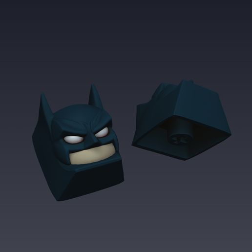 Batman Keycap 3D print model 3D model