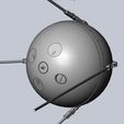 dsfsfdsdfsd.jpg Sputnik Satellite 3D-Printable Detailed Scale Model