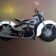 20240328_121631.jpg 1940 HARLEY DAVIDSON WL MOTORCYCLE - MOTO HARLEY -WALL ART - 2D - WALL DECORATION