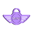 Mini Cooper Keychain Logo 2.stl MINI COOPER LOGO KEY RING
