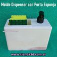 dispenser-y-porta-esponja-5.jpg Dispenser Mold with Sponge Holder