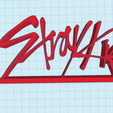 straykidsname.png Stray Kids SK Kpop Logo Display Ornament