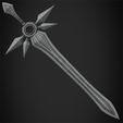 LeonaSwordFrontalWire.jpg League of Legends Leona Zenith Blade for Cosplay