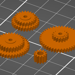 Výstřižek.png STL file gears for BMW 524td speedometer・3D print object to download