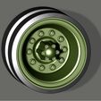 D7013976-Wheel-and-Hub-w-Mud-Shield-V12.jpg 1/35 Ölçekli Patton Tankı Tekerlek Seti ve Aksesuarları