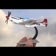 foto cetak.jpg Free STL file P-51D Mustang - Sally AURI・3D printable model to download