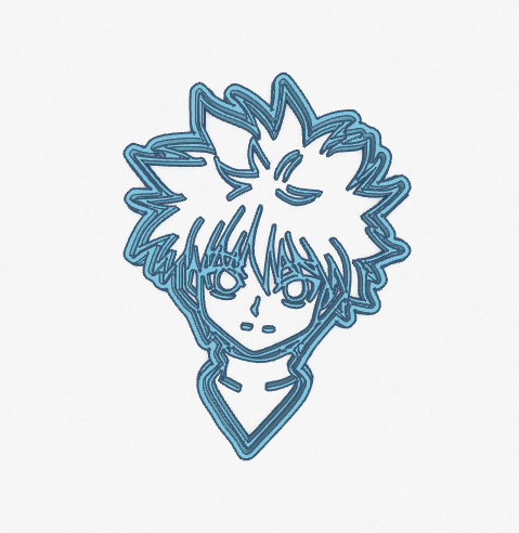 KILLUA ZOLDYCK HUNTER X HUNTER / COOKIE CUTTER - 3D model önizlemesi