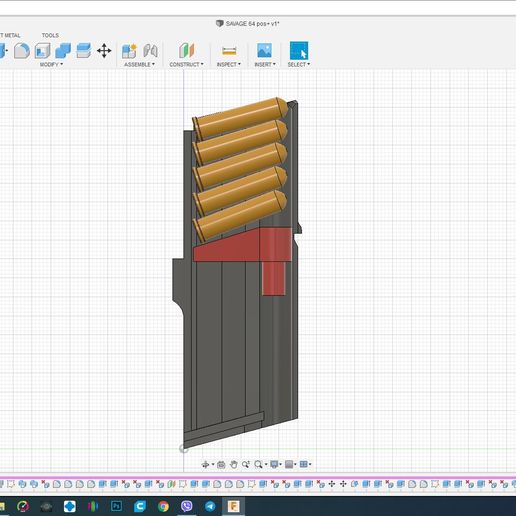 Savage 64 magazine 3D model