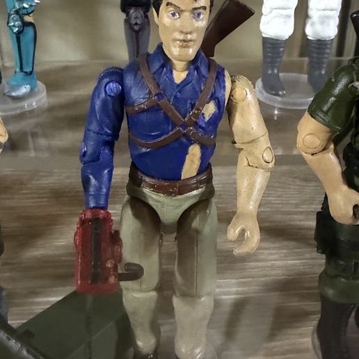 🎃 ASH WILLIAMS V3 // Army of Darkness // GI JOE // O-RING ACTION FIGURE ...
