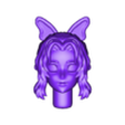 shinobu.stl Anime Head Bit for Miniature Wargames Pack 17