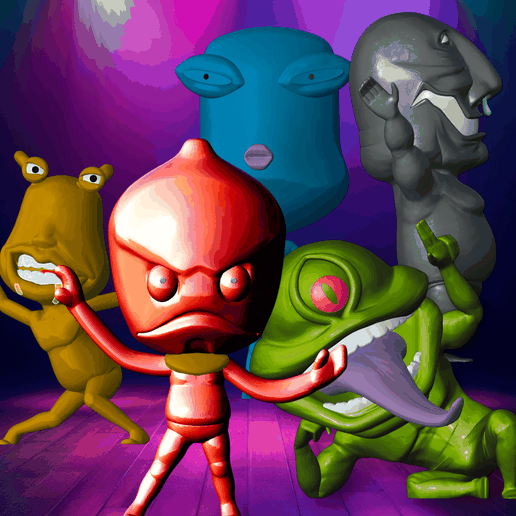 🔴 OJAMA FORCE FIVE – Ultimate HD Bundle・ OBJ File for 3D printing・Cults