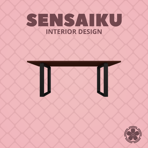 Miniature Replica 1:12 Cecilie Manz 12. Essay Table for Miniature Dollhouse - 3D Print Instant Download - Miniature Furniture Designer Series