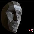 t3.jpg STL-Datei Tintenfisch Spiel Maske Lider : Tintenfisch Spiel Maske Lider kostenlos・Modell für 3D-Druck zum herunterladen