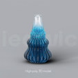 C_1_Renders_0.png Niedwica Vase C_1 | 3D printing vase | 3D model | STL files | Home decor | 3D vases | Modern vases | Floor vase | 3D printing | vase mode | STL
