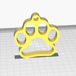 Capture.jpg Fichier STL Ornement Patte de chien・Objet imprimable en 3D à télécharger