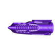 AUG_8_RESIN_ONLY_Custom_Grav_Tank_Split_Nacelle_Right_Rear.stl Custom Sisters of Silence themed Anti-Gravity Tank  (Two Turrets)