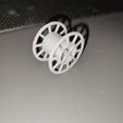 2024-01-04-21.14.39.jpg Cable spool Trailer in H0 scale movable spool holder