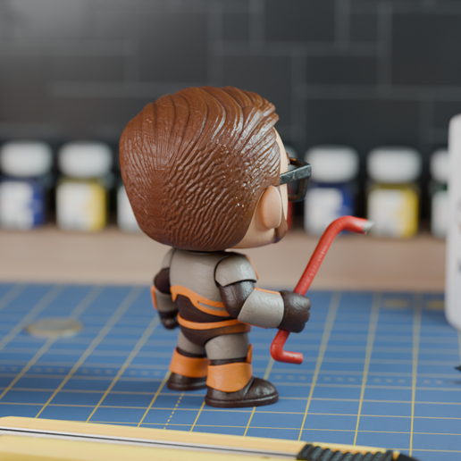 🎮 Gordon Freeman - Half Life Game・Free STL File for 3D printing・Cults