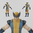 Portada.png Wolverine Lowpoly Rigged