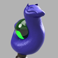 ghkjyujyujfkikluukukuki.png The Owl House - StringBean - Snakeshifter - Luz's Staff - Palismen - 3D Model