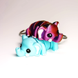 pic.png Cute Flexi Pets Elephant (Keychain & Magnet)🐘🍃