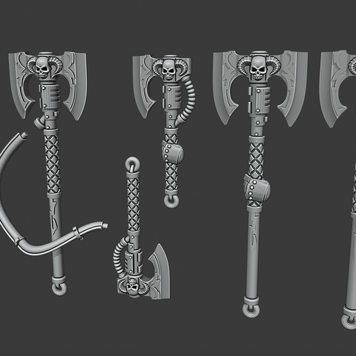 Force Axes 3D model
