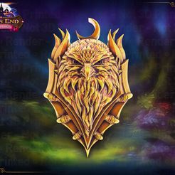 PaladinShield_RENDER.jpg STL-Datei Paladin-Schild-Würfelturm - SUPPORT FREE!・3D-druckbares Modell zum herunterladen
