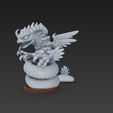 Naga-Sentinel-8.jpg Naga Sentinel - Criatura fantástica mitad serpiente mitad dragón Modelo de impresión 3D