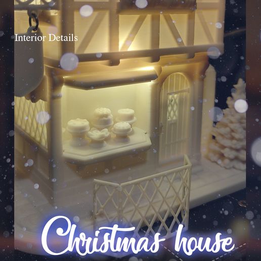 Descargar archivo STL Christmas house village 3D printed Navidad • Plan imprimible en 3D ・ Cults